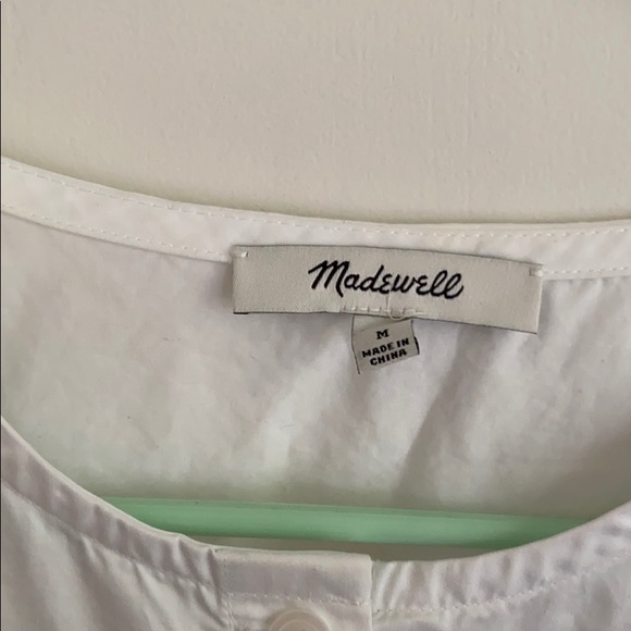 Madewell white blouse - Picture 3 of 6